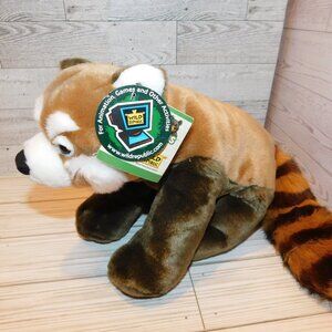 Wild Republic Red Panda w Ring Tail Plush w Tags, Plush, Stuffed Animal  *